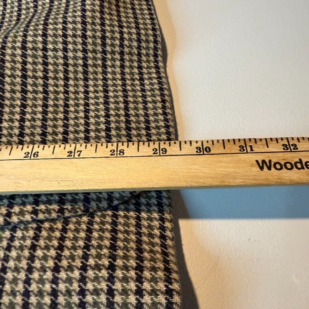 Zadig & Voltaire Women 42 Visit Car Patch Blazer Wool Blend Brown Houndstooth - Picture 7 of 9